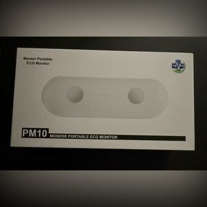 Portable ECG Monitor, Record & Store One-Lead ECG Signals Monitor Heart Rate